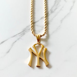 New York Pendant | Gifts For Her | NYC | Ladies NY Yankees chain | East Coast Charm | NY Giants Son | Home Of The Brave | Husband Gift