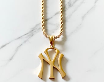 New York Pendant | Gifts For Her | NYC | Ladies NY chain | East Coast Charm | NY charm| Home Of The Brave | Unisex Jewelry | Son gift