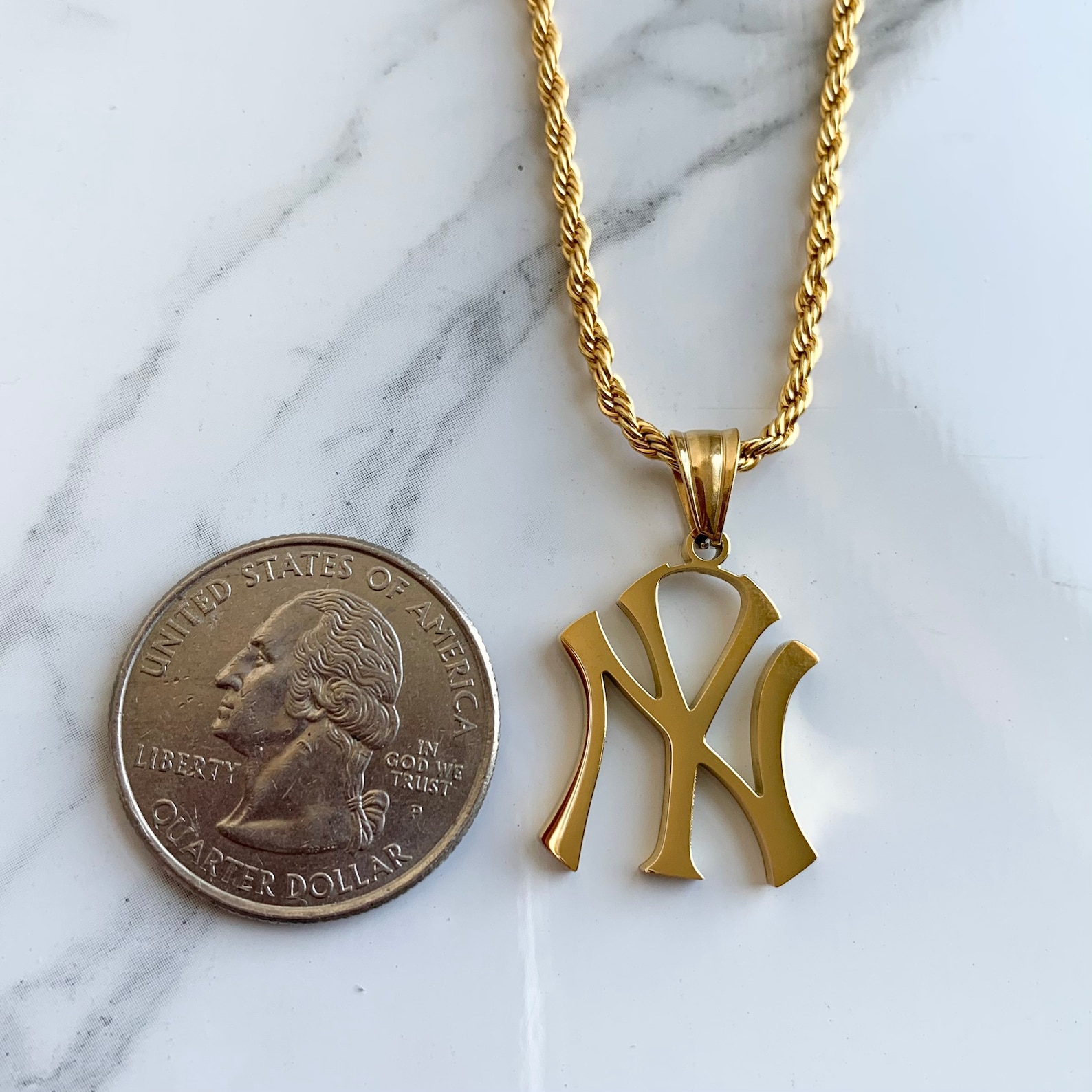 New York Pendant Gifts For Her NYC Necklace New York Etsy