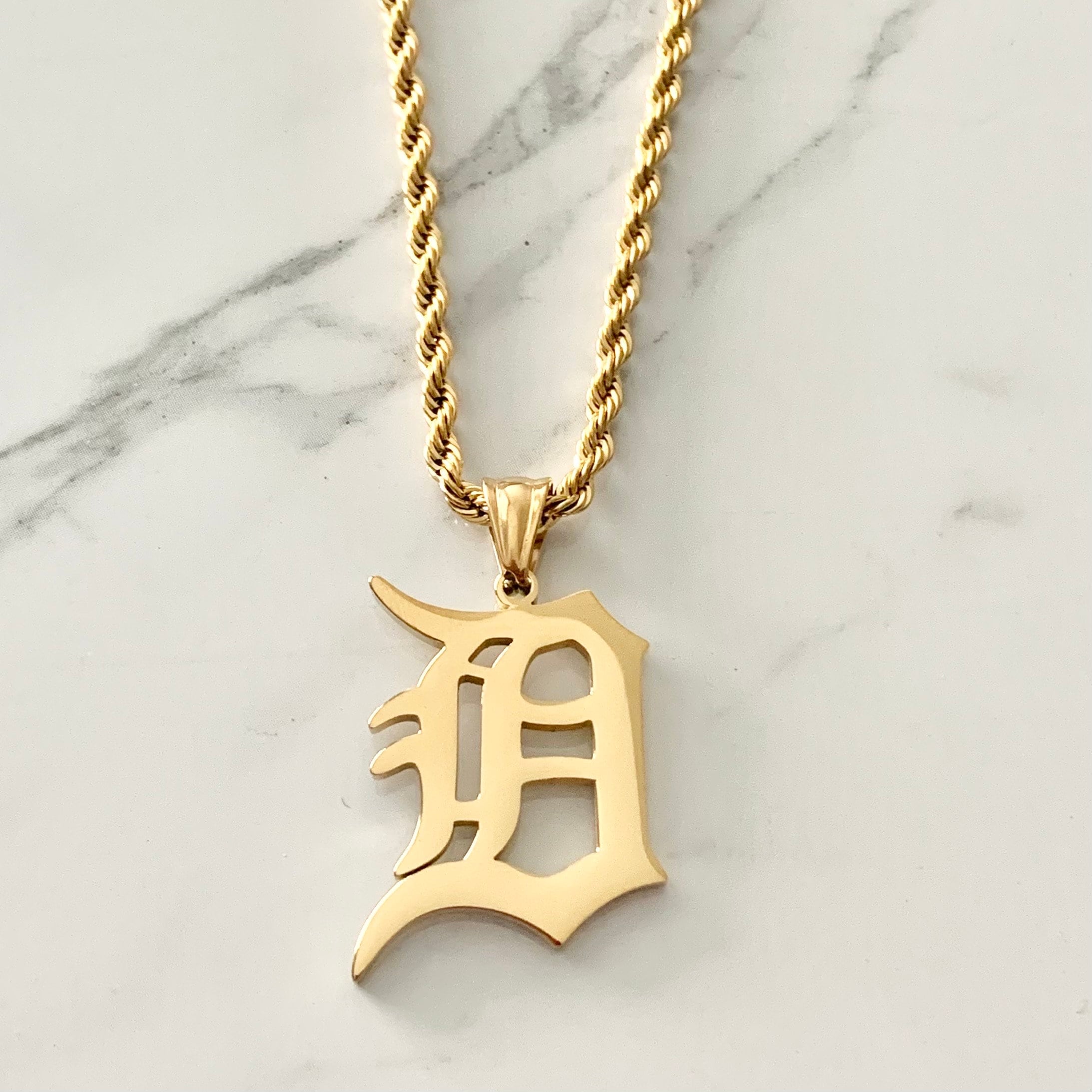 Old english d necklace deals