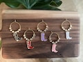 Wine Glass Charms—Western Cowgirl  Rodeo Charms (set of 5)