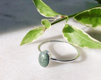 Cremation Jewelry Pet Loss Sterling Silver Nose Print Cremation Ash Urn Statement Ring
