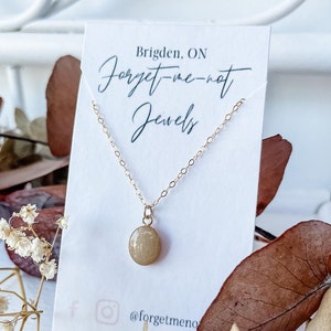 Small 8x10mm Oval 14K Gold Filled Memorial Cremation Necklace (Cremation Jewelry / Ash Necklace /  Ash Jewelry / Urn Necklace / Pet Loss)