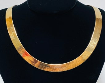 Heavy Gold Necklace - Etsy