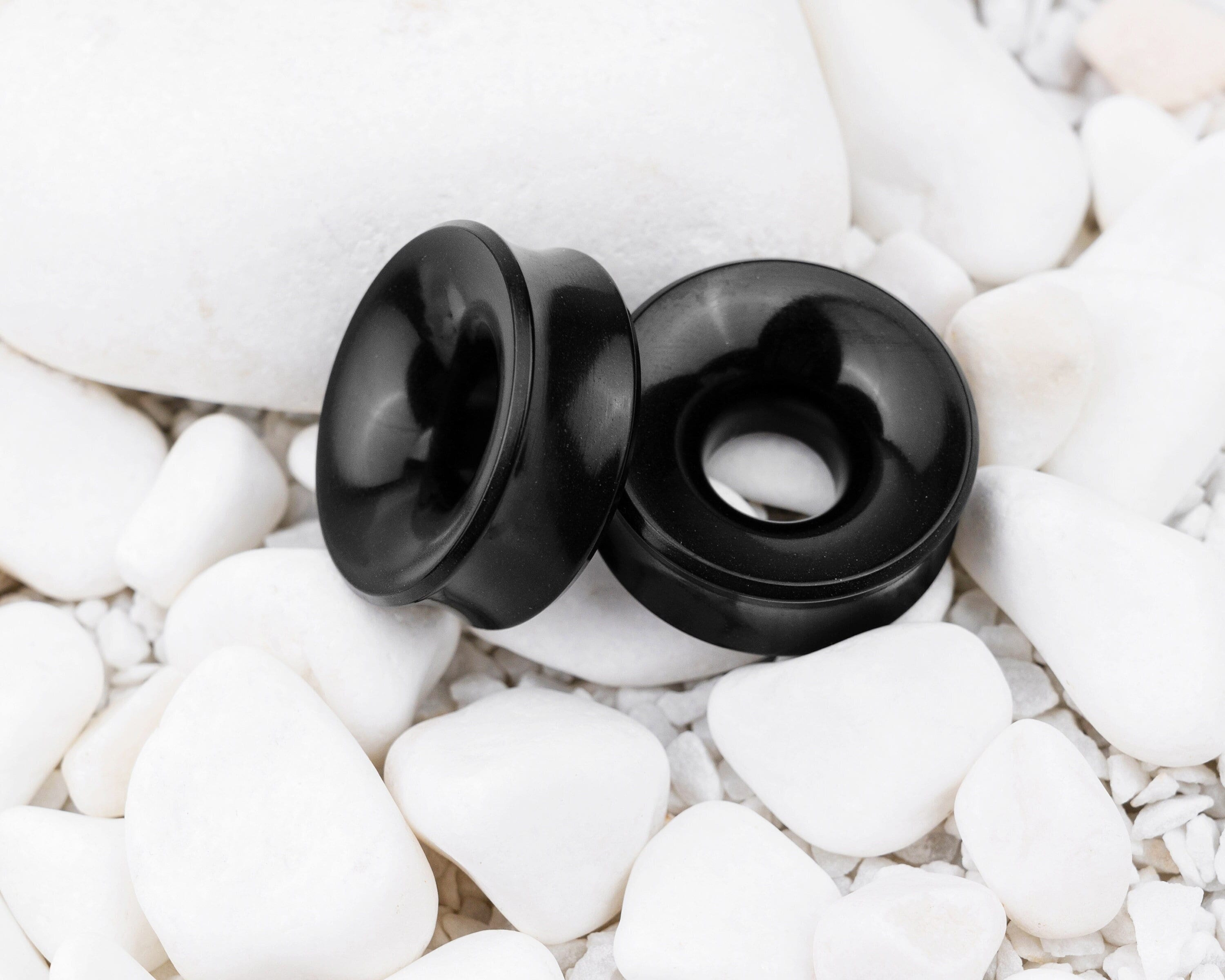 Stainless Steel Barbell Stud Earring For Men Women 3-14mm Black Earrings  For Men Stud Punk Gothic Fake Ear Gauge Earring Stud - AliExpress