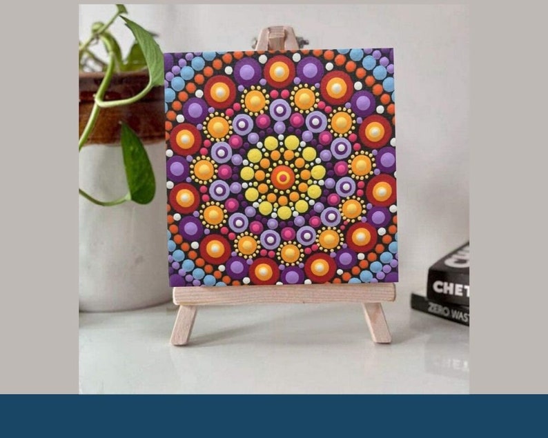 Dot Mandala Starting Kit Mini Mandalas Painting Set Etsy