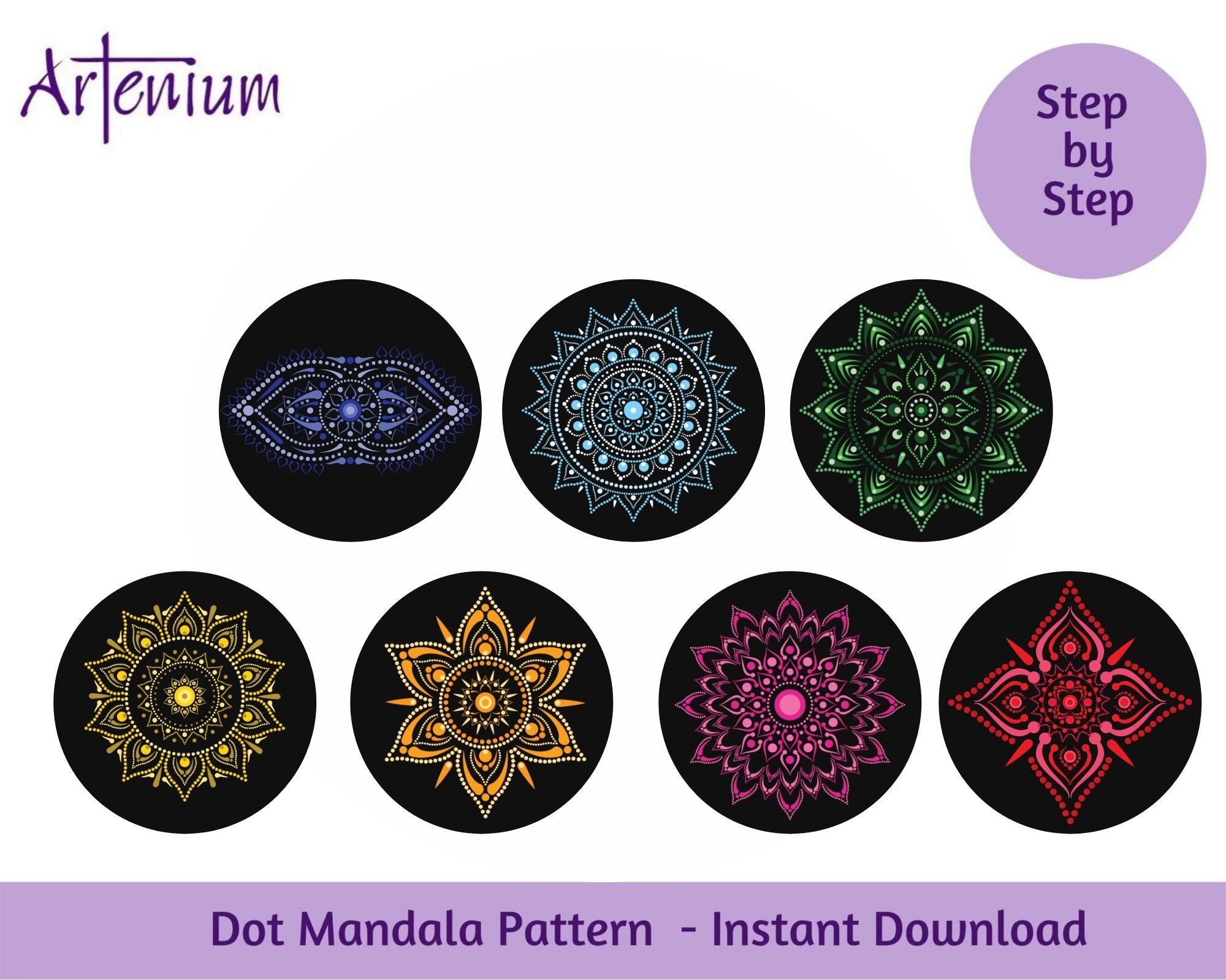Mandala Stencil Dot Painting Design Collection Mandala Stencils