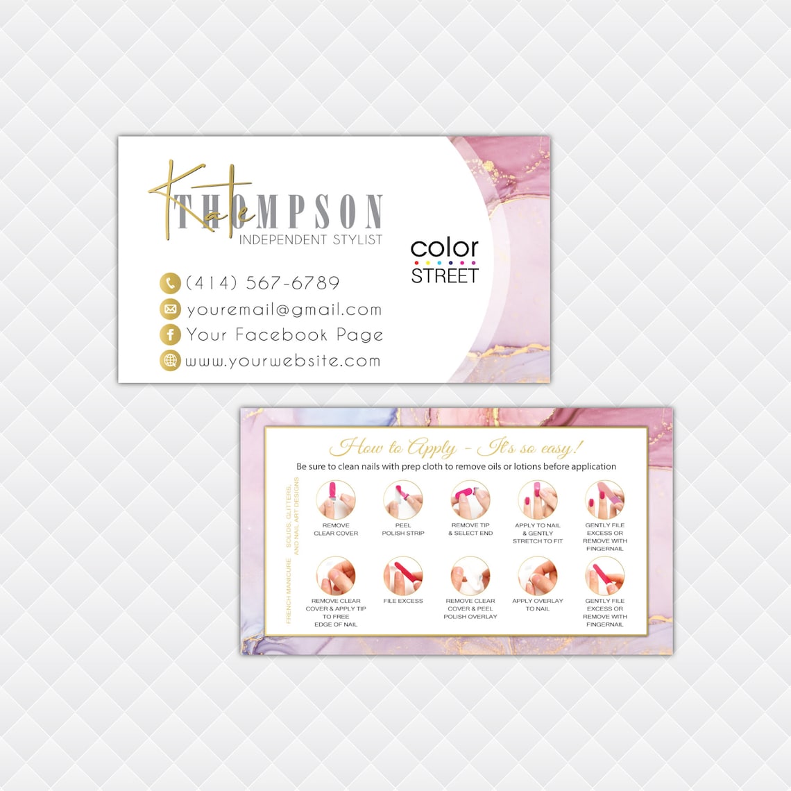 Nail Business Cards Nail Marketing Package Personalized Nail Etsy nail-business-cards-nail-marketing-package-personalized-nail-etsy