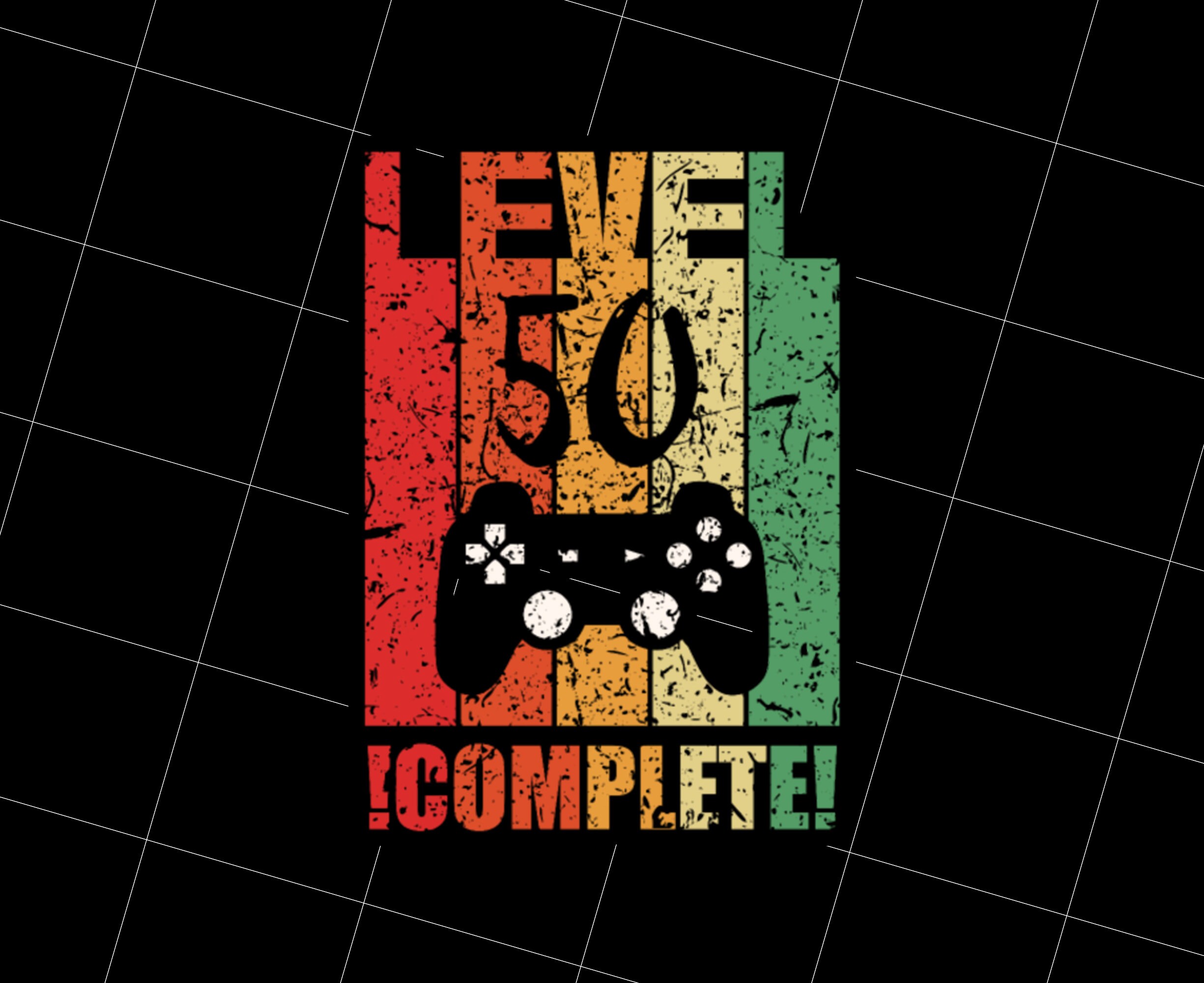 Retro Level 50 Complete Vintage Level 50th Birthday Level Etsy Retro Level 50 Complete Vintage Level 50th Birthday Level Etsy