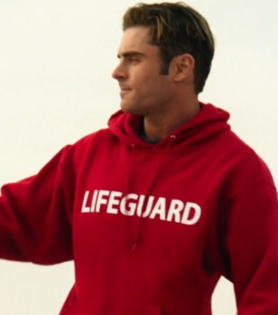Lifeguard Hoodie Baywatch Hoodie Red Lifeguard Swimming Master Hoodie Fake Lifeguard Etsy Canada