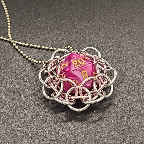 Dice Cage Necklace Etsy