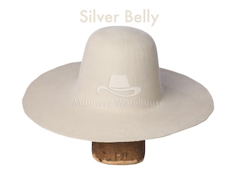 Western Weight 100% Rabbit Second Quality Felt Hat Body - 10 colors available