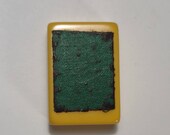 DB4 - Vintage Mahjong Green Joker Bakelite Tile