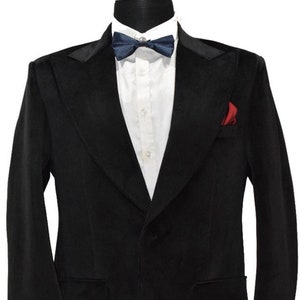 Men's 3-Piece Velvet Suit: Patch Pocket Wedding Outfit