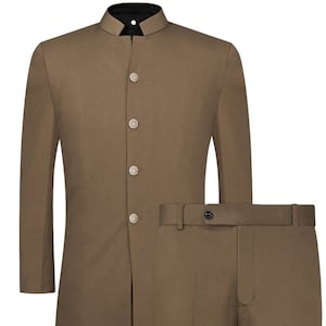 Men Handcrafted Tweed Overcoat for a Sophisticated Look | Men&#39;s and Women&#39;s Winter Outerwear | Custom Sizing Available&quot;