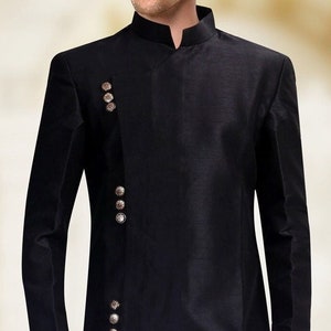 Royal Designer Men Wedding Jodhpuri Achkan Indowestern sherwani Suits, Wedding Wear Sherwani For Men, Family customizations? Yes, Available