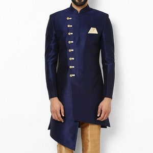 Royal Designer Men&#39;s Wedding Sherwani Indowestern Suit: Custom Family Options