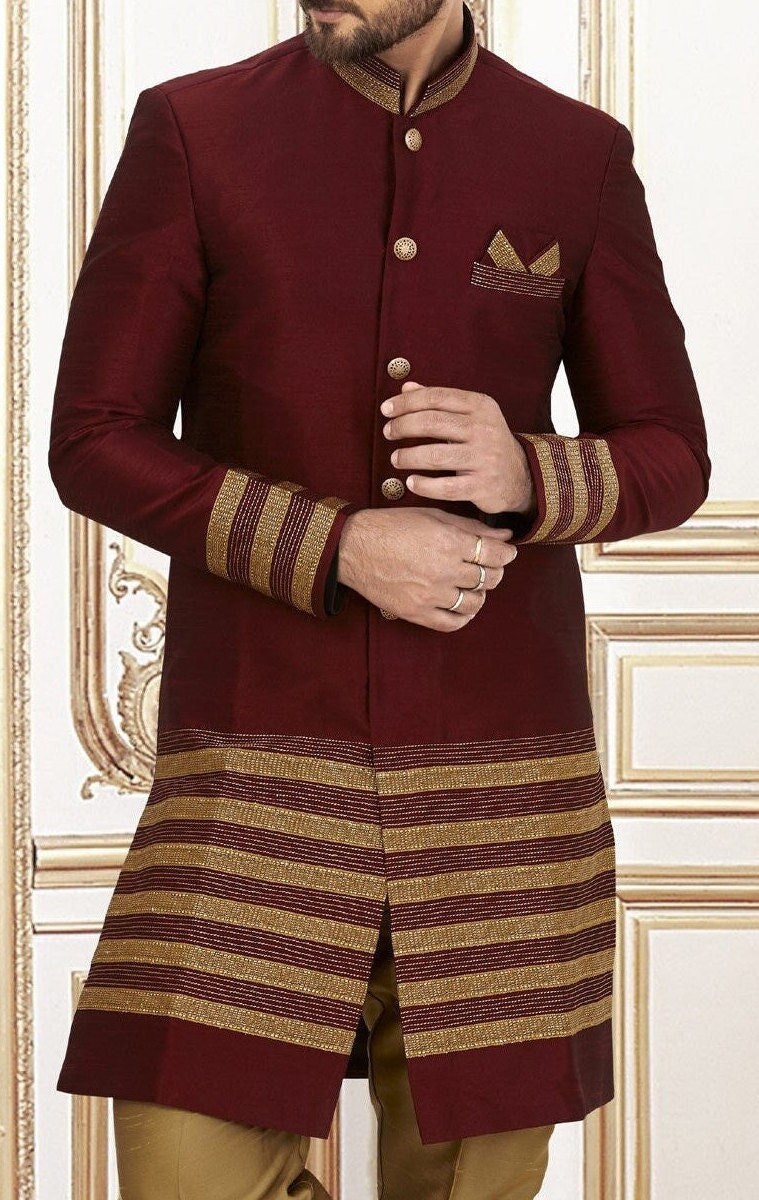 𝑳𝒂𝒗𝒊𝒔𝒉 𝑵𝒂𝒘𝒂𝒃𝒊 𝑺𝒉𝒆𝒓𝒘𝒂𝒏𝒊 | Designer suits for men, Indian  groom wear, Wedding dresses men indian