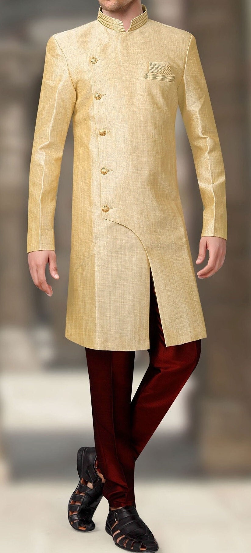 Wedding Sherwani Groom Outfit Nawabi Suit Jodhapuri Suit Groomsmen Outfit  Indian Pakistani Wedding Designer Sherwani - Etsy