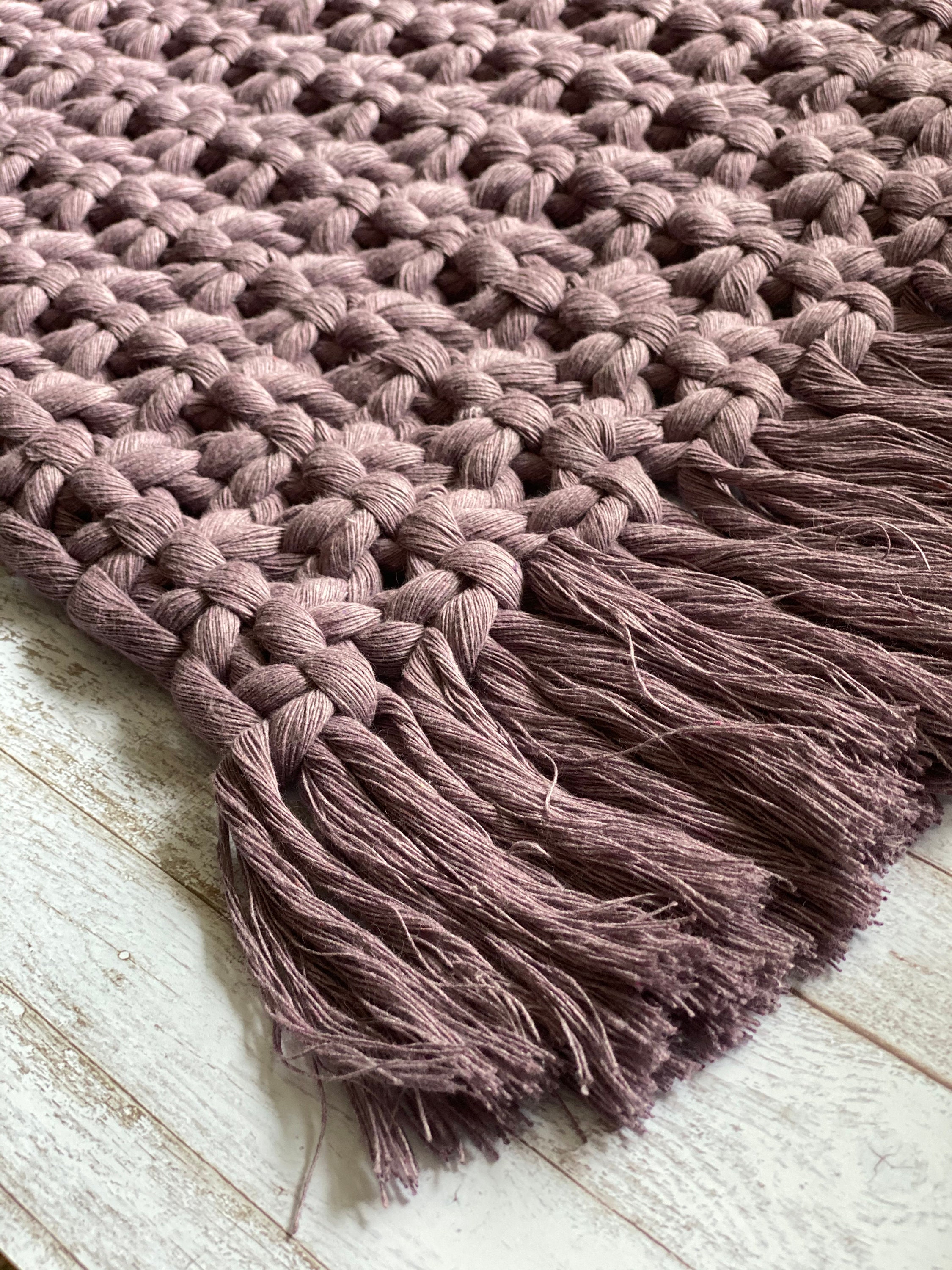 Macrame Rug Macrame Mat Home Decor Door Mat Bath Mat Etsy