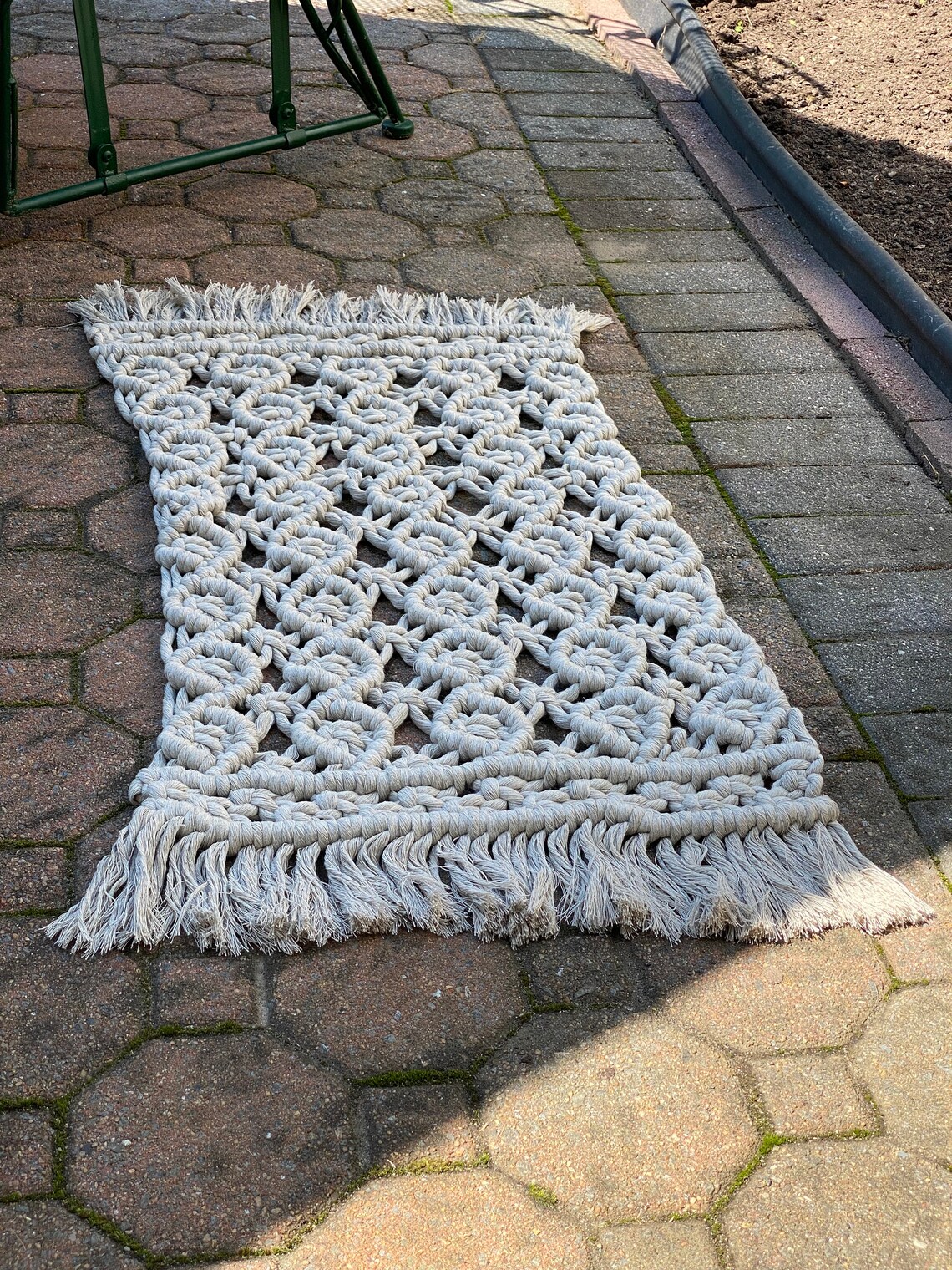 Macrame Rug Macrame Mat Home Decor Door Mat Bath Mat Etsy