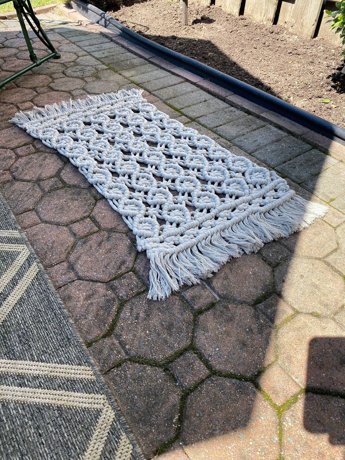 Macrame Rug Macrame Mat Home Decor Door Mat Bath Mat Etsy