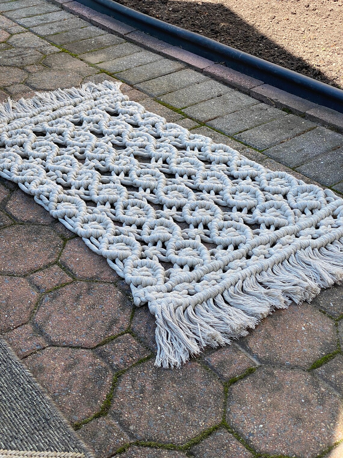 Macrame Rug Macrame Mat Home Decor Door Mat Bath Mat Etsy