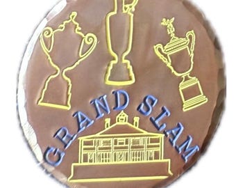 Marcador de bolas de golf personal de Rory McIlroy - Usado para ganar el Grand Slam (de verdad) / Fabricado por Golf Life Metals / Cobre / ENVÍO GRATIS