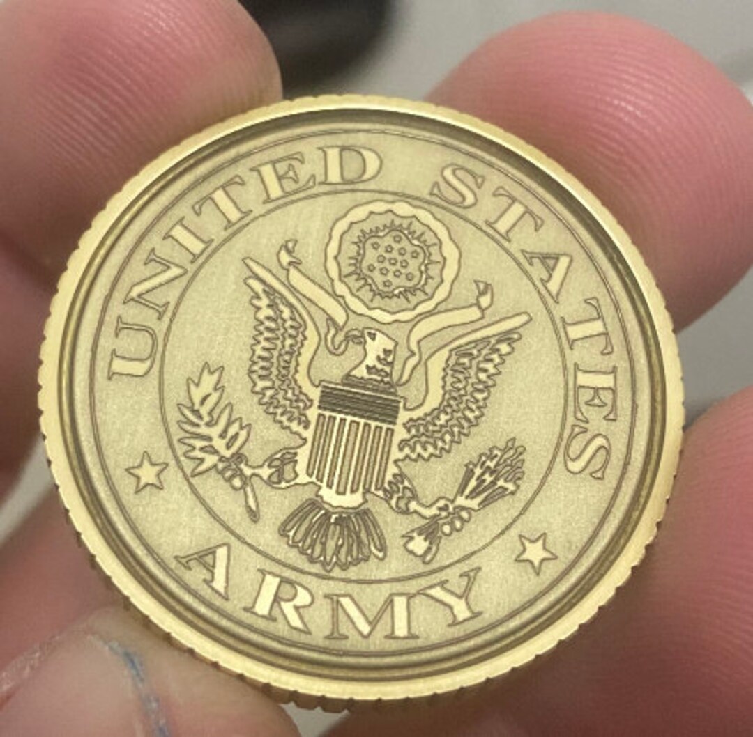 U.S. Army / Navy / Air Force / Police Laser Engraved Golf Ball Marker