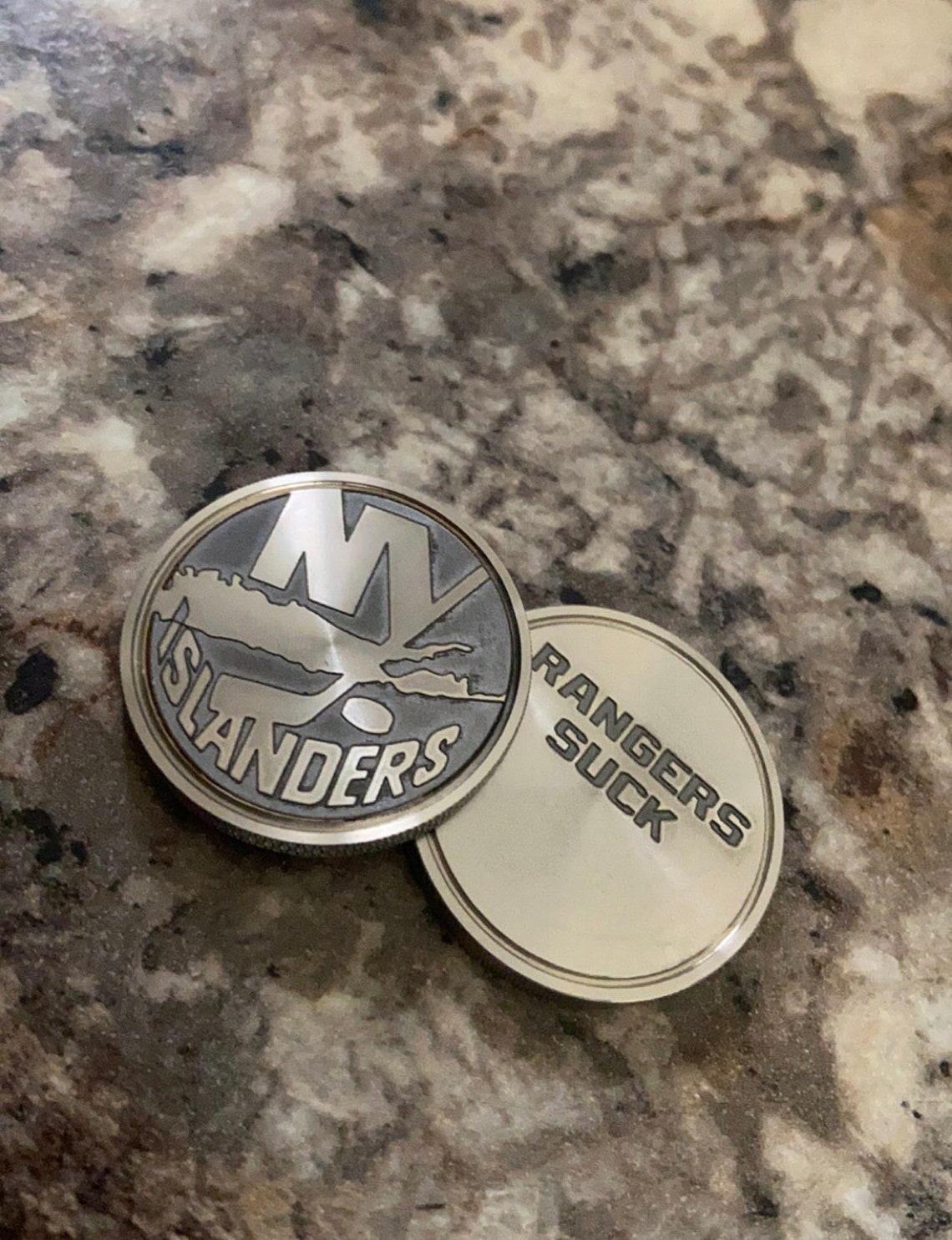 Laser Engraved Golf Ball Marker. Custom Anything you want Etsy