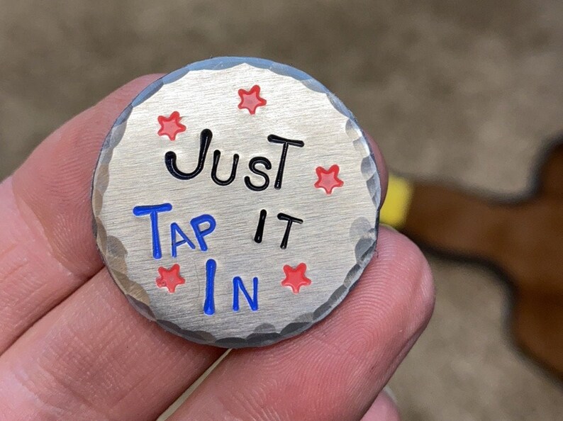 F 3 Putts Custom Ball Marker Thick Heavy Duty Aluminum / Etsy