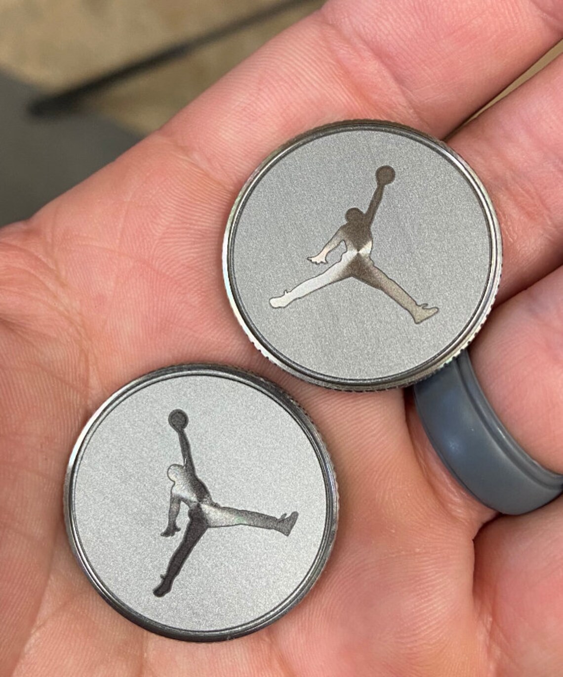 Laser Engraved Golf Ball Marker. Custom Anything you want Etsy