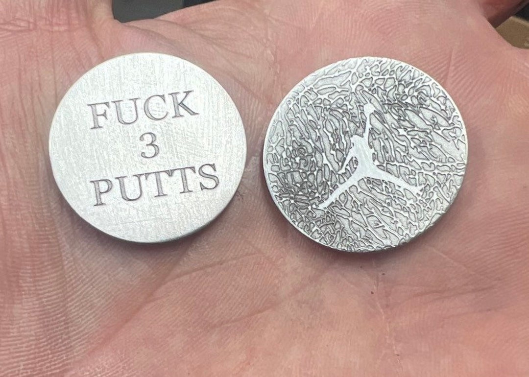 Stainless Steel Golf Ball Marker Sold in 2's Fits Hat Clip