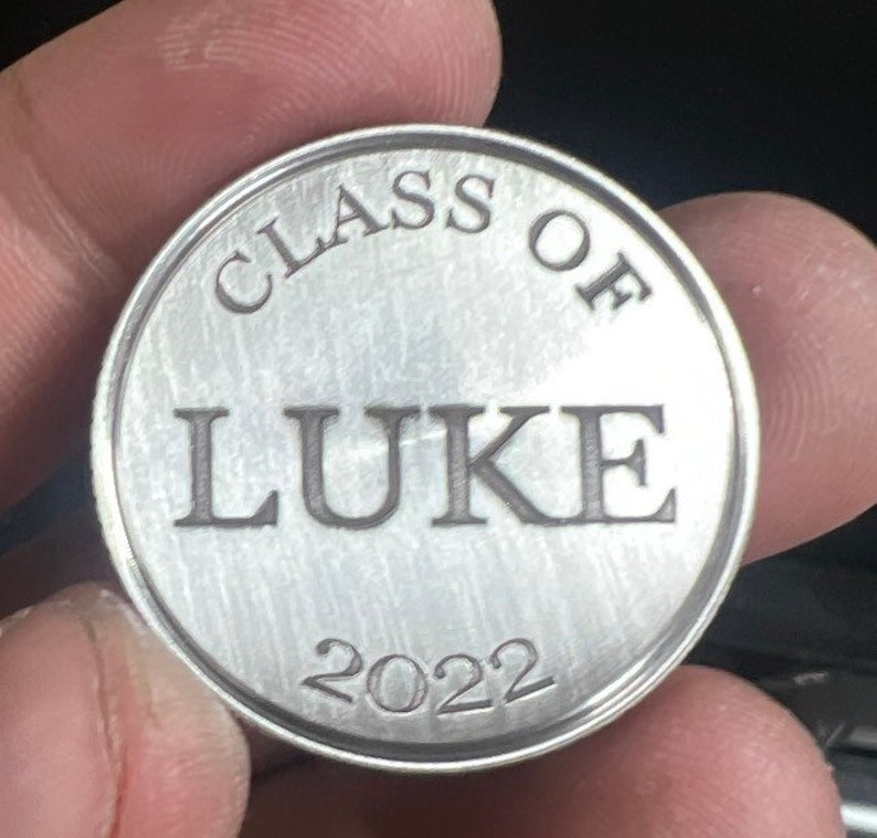 Custom Made Laser Engraved Golf Ball Marker Both Sides Etsy