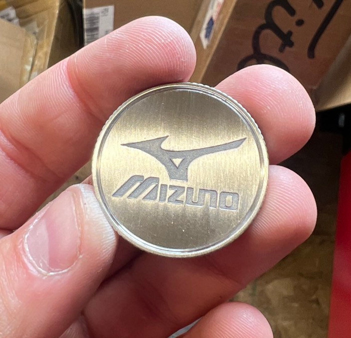 Custom Made Laser Engraved Golf Ball Marker Both Sides Etsy