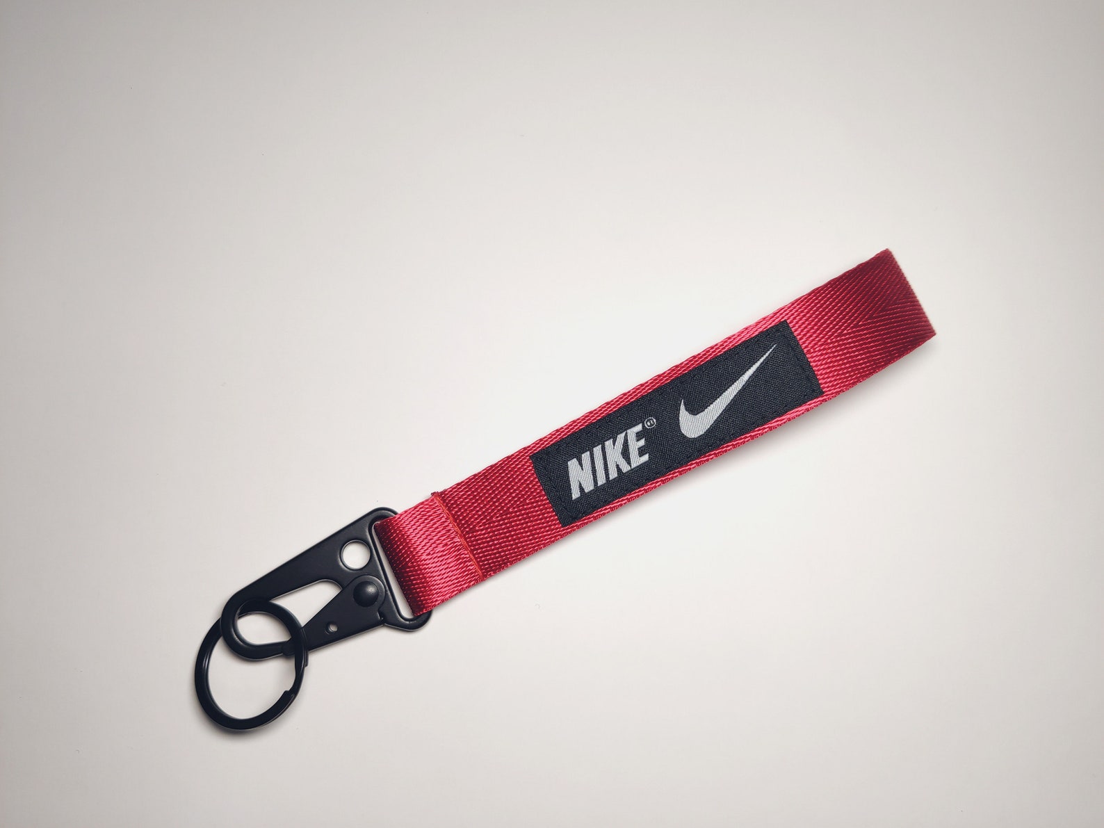 NIKE Wristlet Metal Clip Trendy Car Key Chain Wrist Strap - Etsy UK