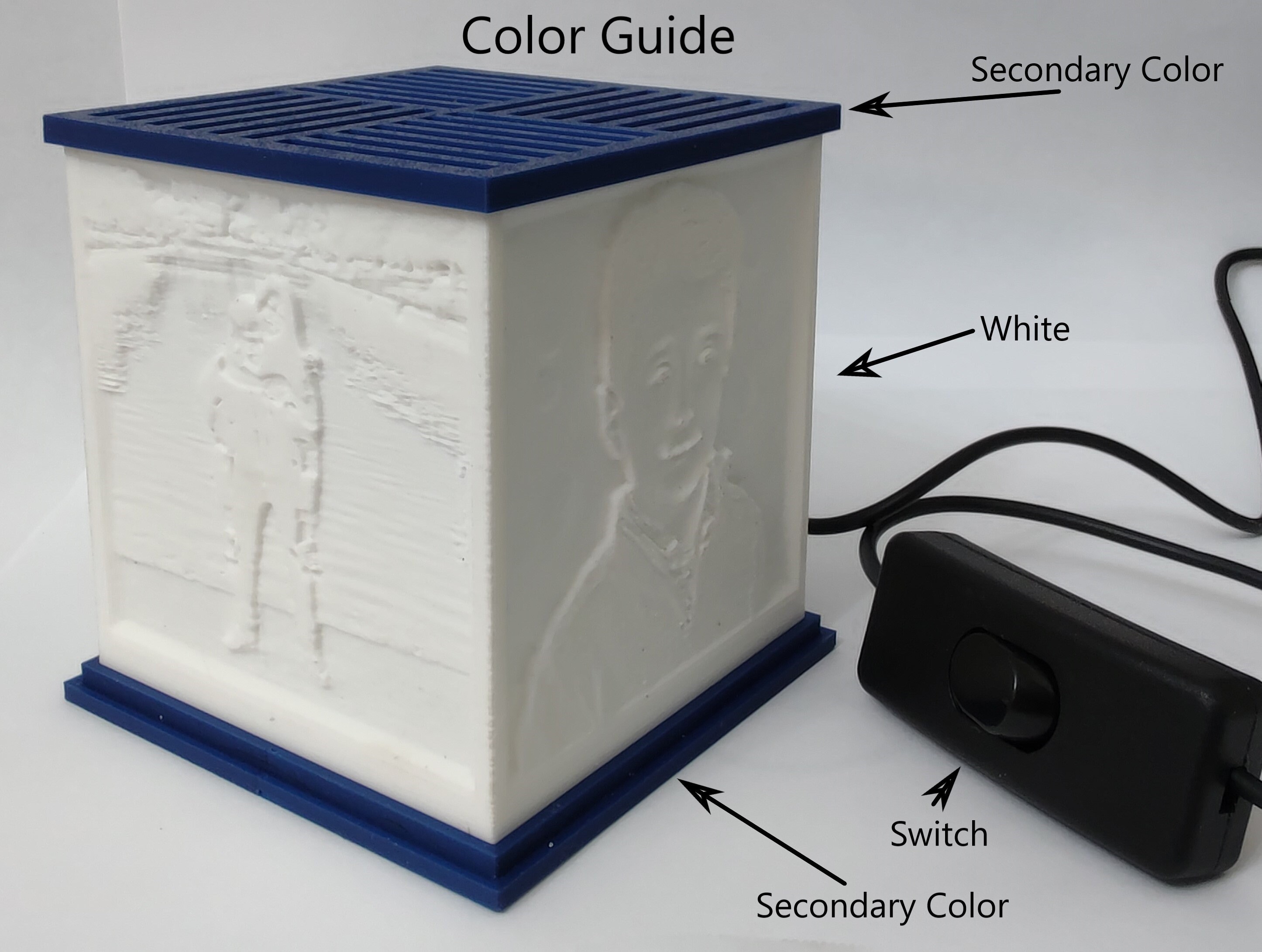 Lithophane Light Box Etsy