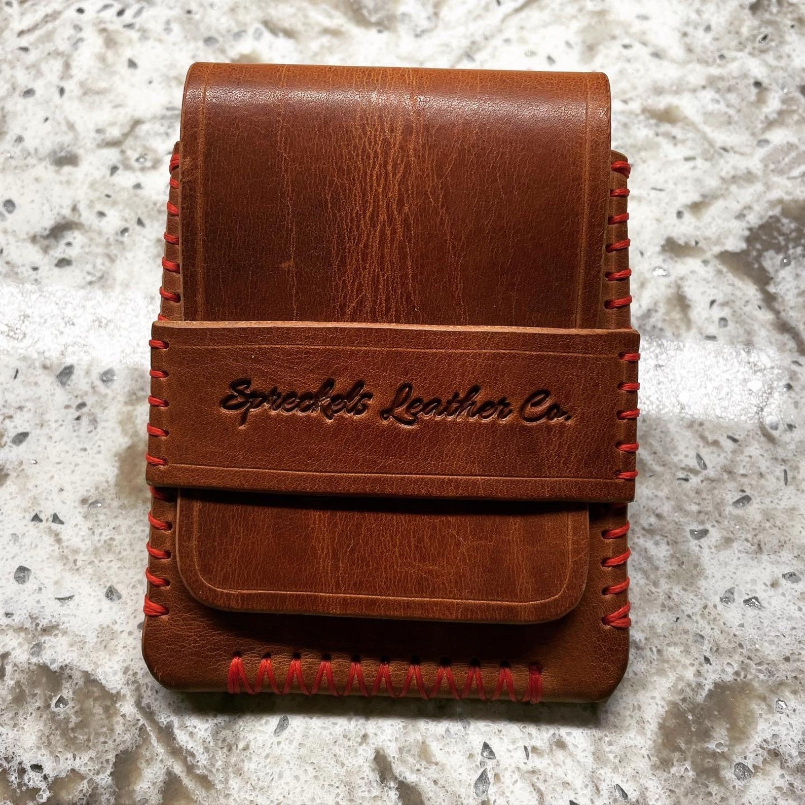 Horween Dublin Leather Flap Wallet Etsy
