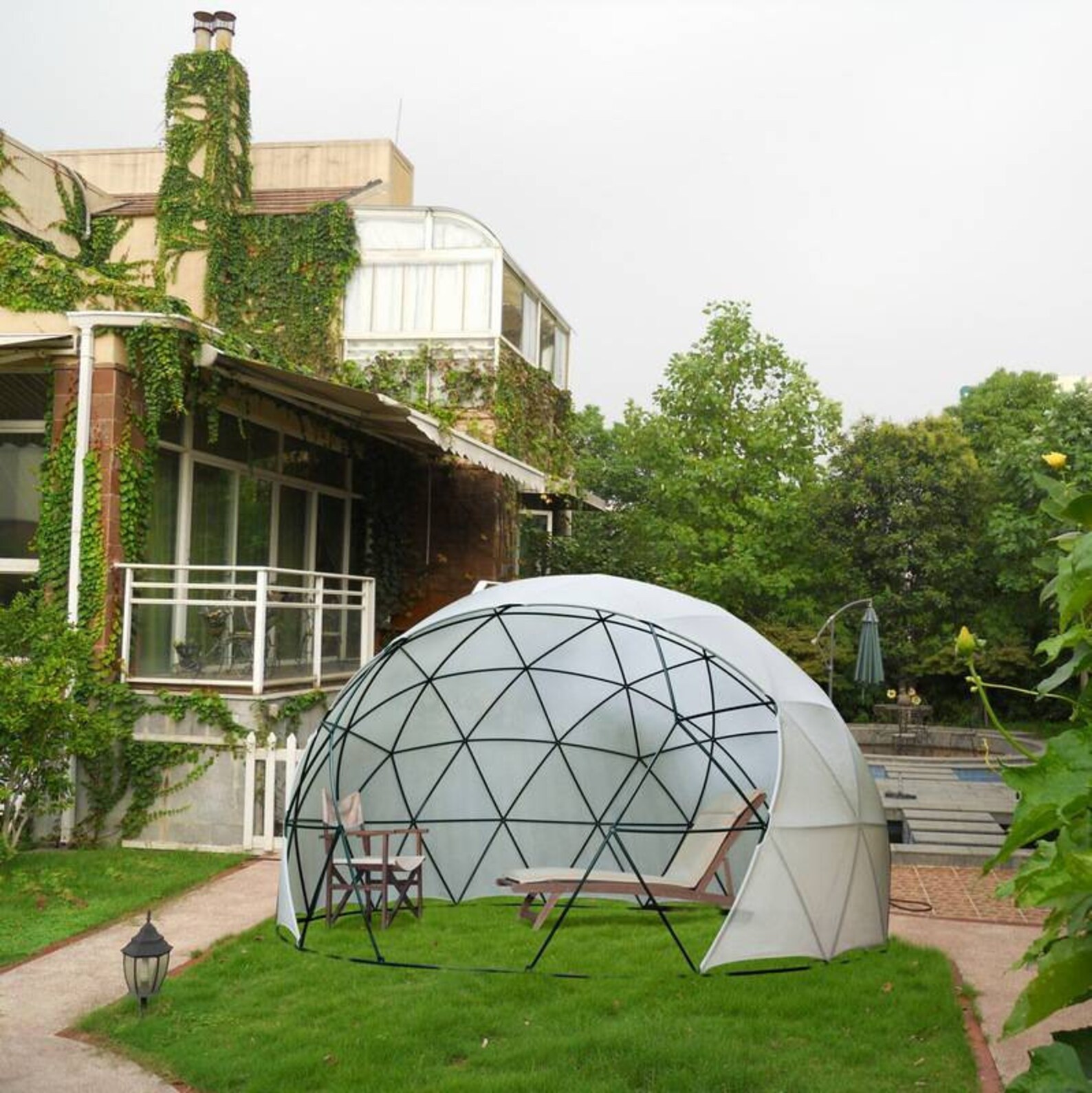 Eco Friendly Geo Garden Dome Tent Greenhouse 4 Season Etsy