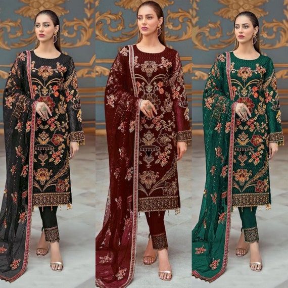 सलवार-सूट के 20 बॉलीवु़ड ट्रेंडिंग डिज़ाइन्स (20 Best Salwar Suit Patterns  And Designs) | Indian designer suits, Casual dress outfits, Simple wedding  dress casual