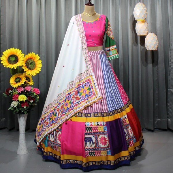 Heavy Choli, perfect for bridal weddings and ethnic designer wear.This Multicolor Floral Outfit is an ideal choice for parties celebrations.
