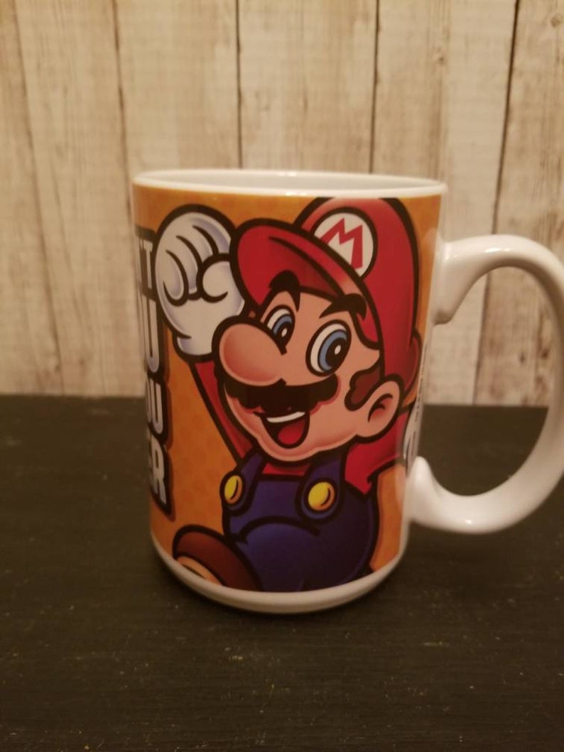 Nintendo Mario Mug Etsy