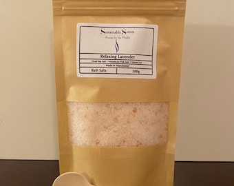 Relaxing Homemade Bath Salts | Himalayan Pink Salt | Dead Sea Salt | Epsom Salt