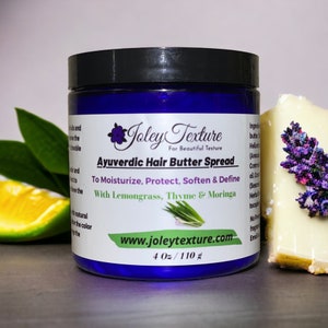 Herbal infused whipped Hair Cream Butter Spread | 4C hair Moisturizer | Black hair softener | Curl definer hair loc butter for Natural Hair