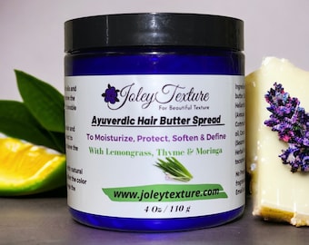 Herbal infused whipped Hair Cream Butter Spread | 4C hair Moisturizer | Black hair softener | Curl definer hair loc butter for Natural Hair