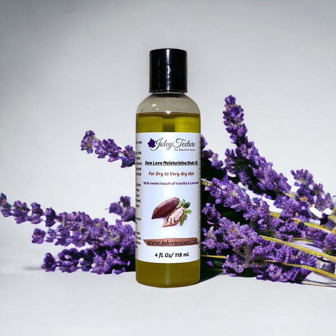 Lavender Vanilla Body Oil With All Natural Essential Oils for Itchy