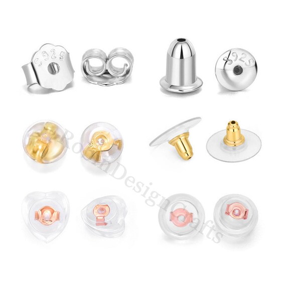 Silicone earring hooks deals
