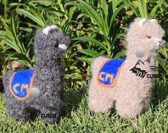 Needle Felted Alpaca Sculptures  Felted Animals by Hand in Alpaca Fiber Felted Animals by Hand made in peru 3.5 IN