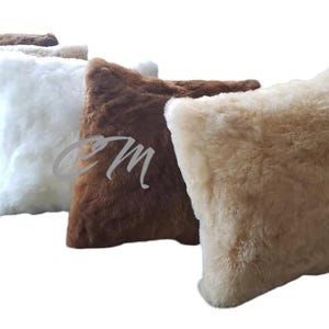 100% Baby Alpaca Fur Cushion Covers, pillow cover, fur pillow / Cushion alpaca / Alpaca fur Pillow Cover/ Alpaca Fur Pillow Cases