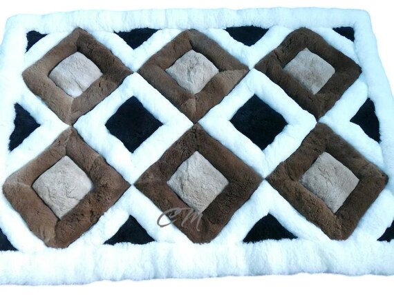 贅沢な100％アルパカ毛皮ラグ - アルパカ本物の毛皮ラグ、ふわふわの